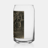 Printed can glass 16 ounce ガラス缶 (左)