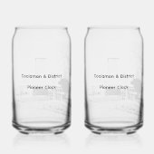 Printed can glass set(set of 2)16ounces ガラス缶 (裏面)