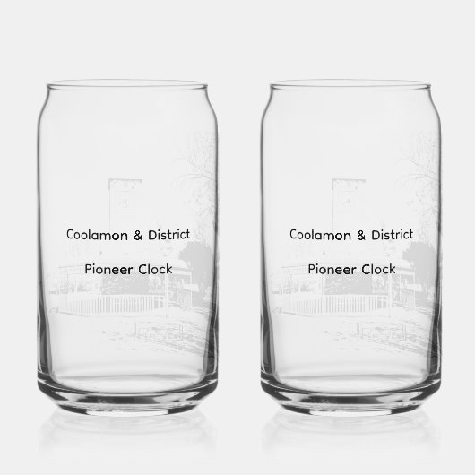 Printed can glass set(set of 2)16ounces ガラス缶 (裏面)