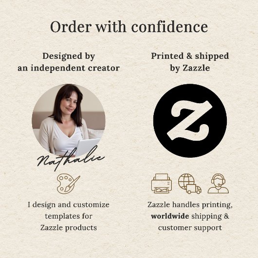 Printed/Downloadable Photo Folded Funeral Program カード