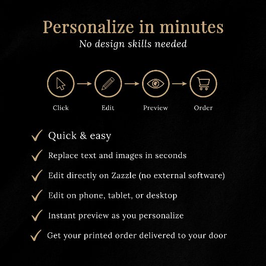 Printed/Downloadable Photo Folded Funeral Program 招待状