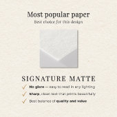 Printed/Downloadable Photo Folded Funeral Program 招待状