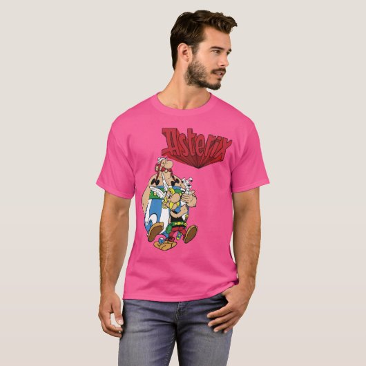 Printed Gallic Adventures Video Game Asteri Printe Tシャツ (正面フル)