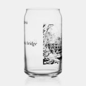 Printed glass can set of 1 ガラス缶 (右)