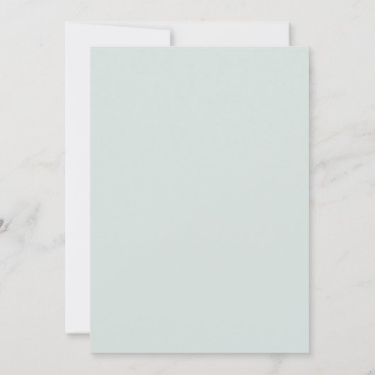 Printed Ivory-Tone Floral Formal Wedding 招待状 (裏面)