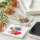 Printed Kids Shirts – Fun Designs for Everyday Com キーホルダー (正面右)