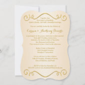 PRINTED RIBBON ファンシー Shape 65th Anniversary招待状 招待状 (裏面)