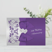 PRINTED RIBBON PURPLE, Silver 25th Anniversary 招待状 (スタンド正面)