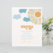 Printed Sunパーティーメニュー (スタンド正面)