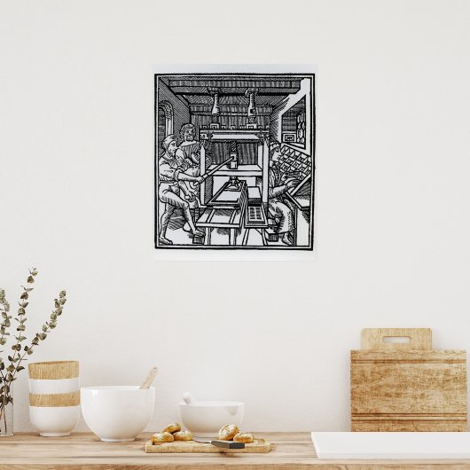 Printing press ポスター (キッチン)