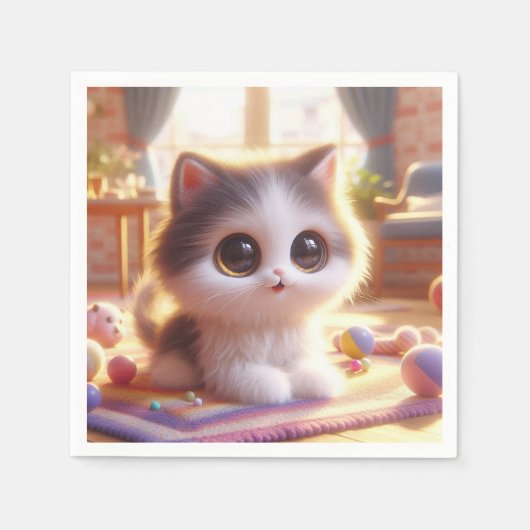 PrintPerfect冬の衣服:ユニークドレスのオンライン スタンダードカクテルナプキン (正面)