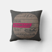 Prinzessin trägt Wanderschuhe, Sonnenuntergang クッション (裏面)