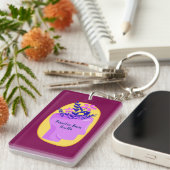 Prioritize Brain Health Keychain キーホルダー (正面右)