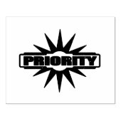 PRIORITY Urgent Attention Workflow Tool Office Fit ラバースタンプ (インプリント)