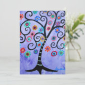 PRISARTSによるバーのバルミツワーの招待状 招待状 (スタンド正面)