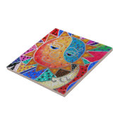 Prisarts著抽象的な日曜日及び月 タイル (側面)