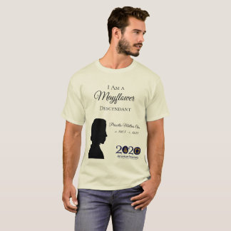 PriscillaアルデンMayflowerの子孫の人のTシャツ Tシャツ