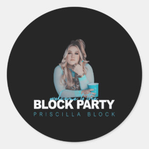 PriscillaブロックPyへようこそ ラウンドシール