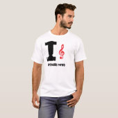 priscilla愛クレフ、音符記号 tシャツ (正面フル)