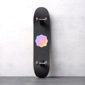 Prism Flower Mandala Custom-Cut Vinyl Sticker シール