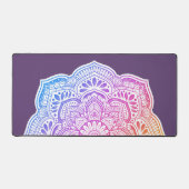 Prism Flower Mandala Desk Mat デスクマット (正面)