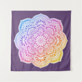 Prism Flower Mandala Tapestry タペストリー