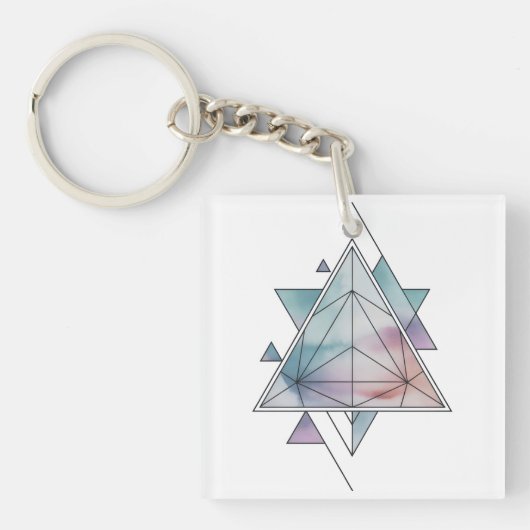 Prism Geometry Charm キーホルダー (正面)