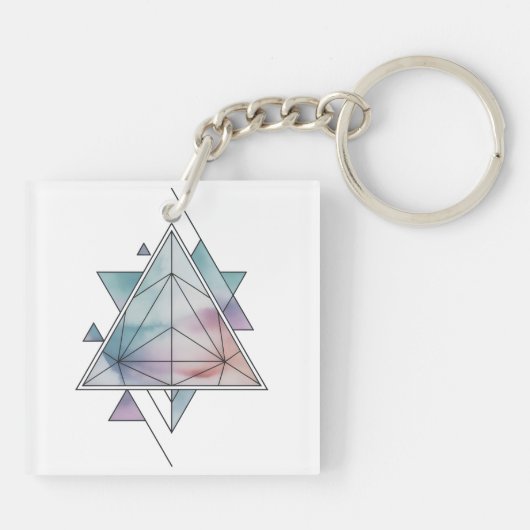 Prism Geometry Charm キーホルダー (裏面)