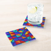 Prism Tile ガラスコースター (アングル)