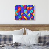 Prism Tile キャンバスプリント (インサイチュ (寝室))