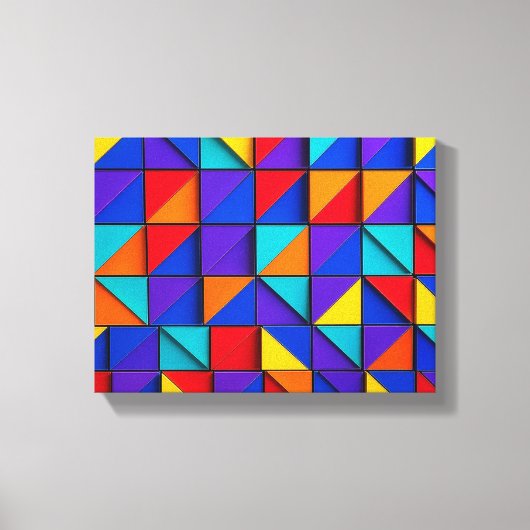 Prism Tile キャンバスプリント (正面)