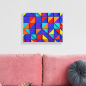 Prism Tile キャンバスプリント (インサイチュ (リビング))