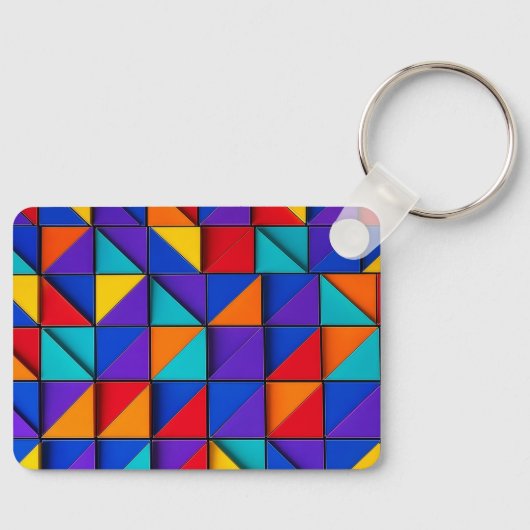 Prism Tile キーホルダー (正面)