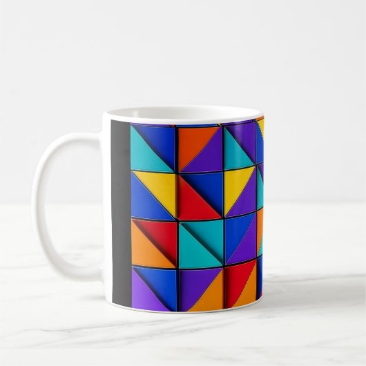 Prism Tile コーヒーマグカップ (左)