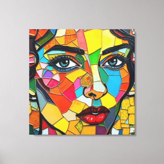 “Prismara” - Fragments of Her Flame キャンバスプリント (正面)