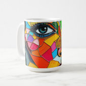 “Prismara” - Fragments of Her Flame コーヒーマグカップ (正面左)