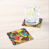 “Prismara” - Fragments of Her Flame スクエアペーパーコースター (インサイチュ)