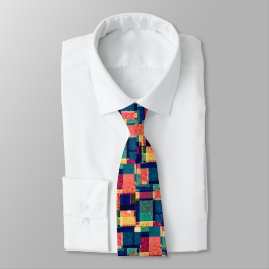 Prismatic Blocks – Modern Abstract Geometric Tie ネクタイ (タイ)