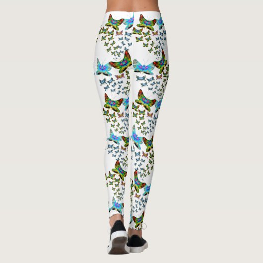 Prismatic Butterfly Swarm Leggings レギンス (裏面)