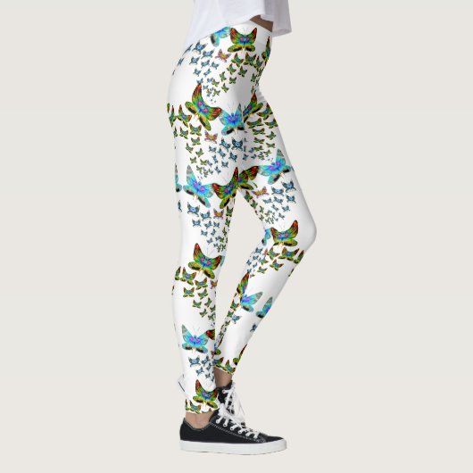 Prismatic Butterfly Swarm Leggings レギンス (右)