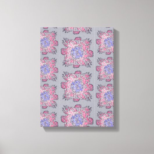 Prismatic Current: Abstract Flow Art キャンバスプリント (正面)