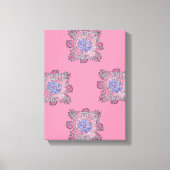 Prismatic Current Abstract Flow Art キャンバスプリント (正面)