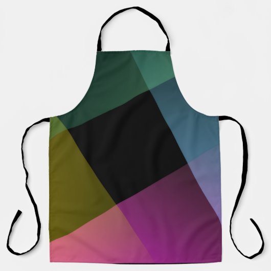 Prismatic Geometric Abstract Apron エプロン (正面)