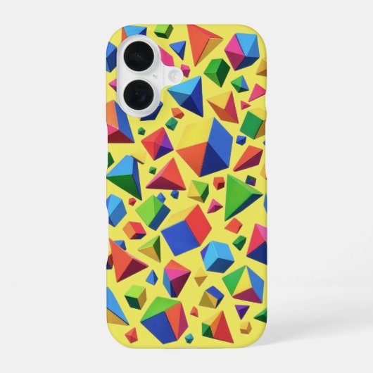 Prismatic Scatter iPhone 16ケース (裏面)
