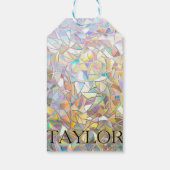 Prismatic Stained Glass Effect - Rainbow Prismatic ギフトタグ (裏面)