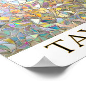 Prismatic Stained Glass Effect - Rainbow Prismatic ポスター (角)