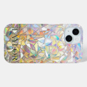 Prismatic Stained Glass Effect - Rainbow Prismatic Case-Mate iPhoneケース (裏面 (横))