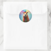 Prismhorn: The Rainbow Capybaraicorn ラウンドシール (バッグ)