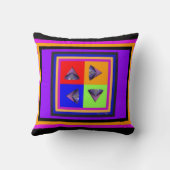 Prisms Repeat Decorator  クッション (裏面)