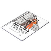 Prison Cards Long Distance Doing Time ノートブック (左側)